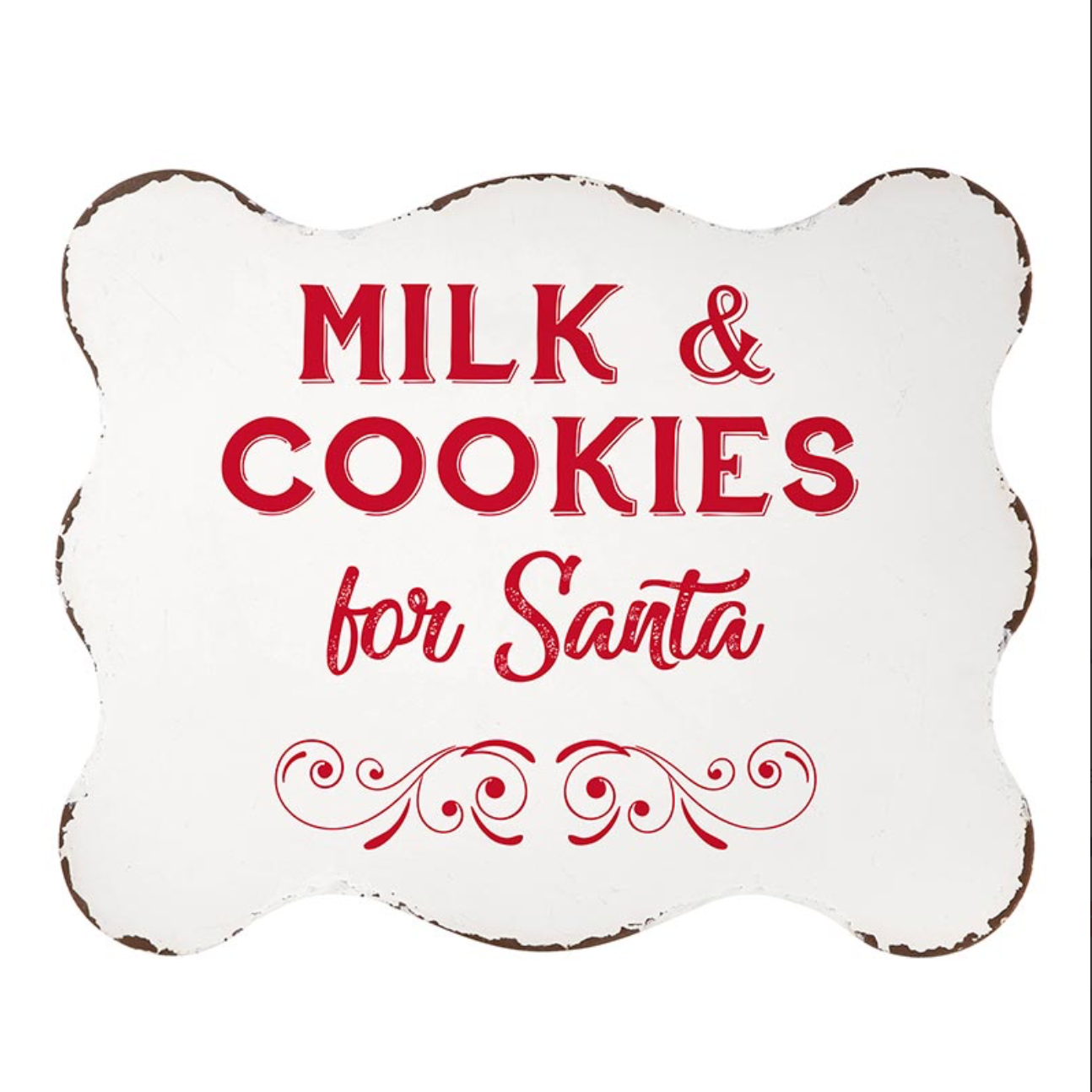 Milk and Cookies, metal sign