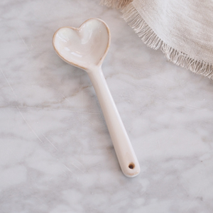 White Heart Spoon