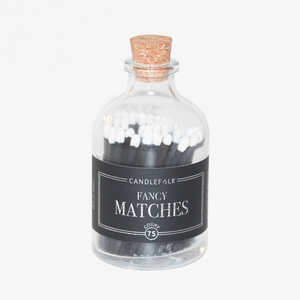 Apothecary Matches - Black and White