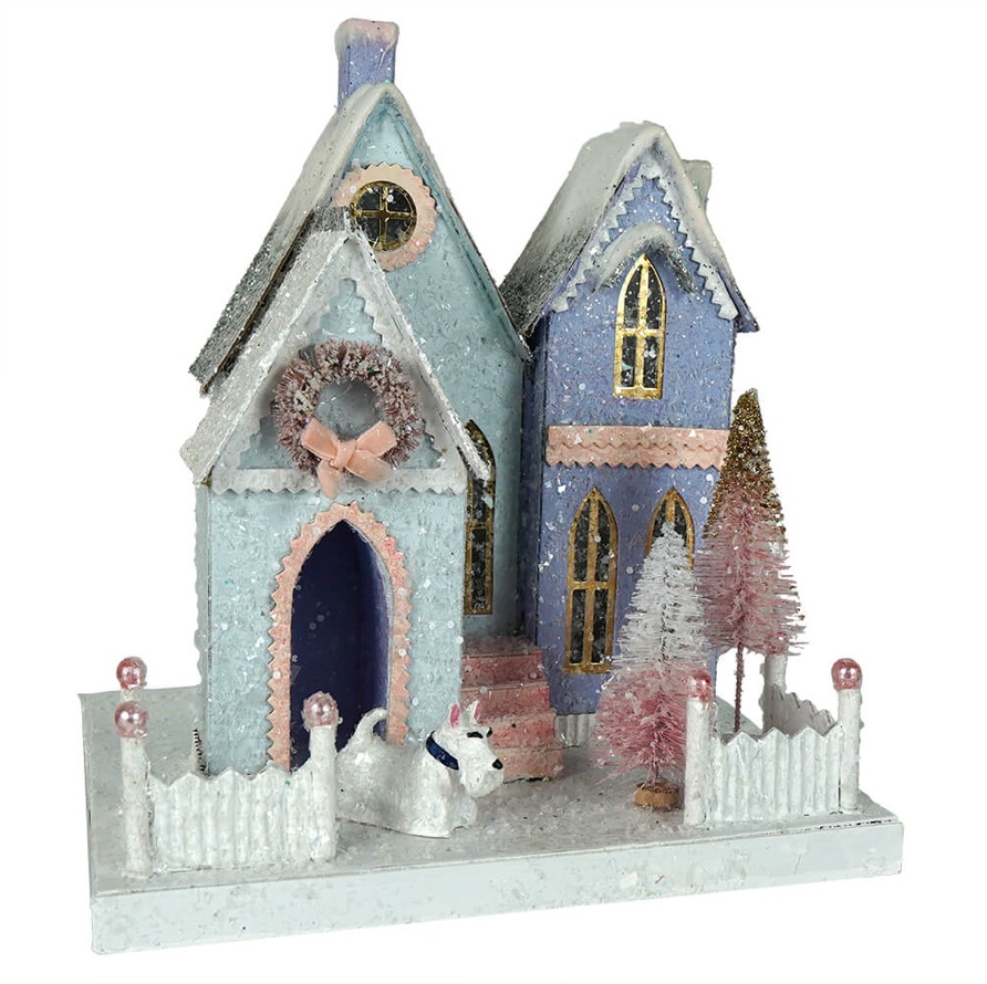 Blue Bungalow Collectable House