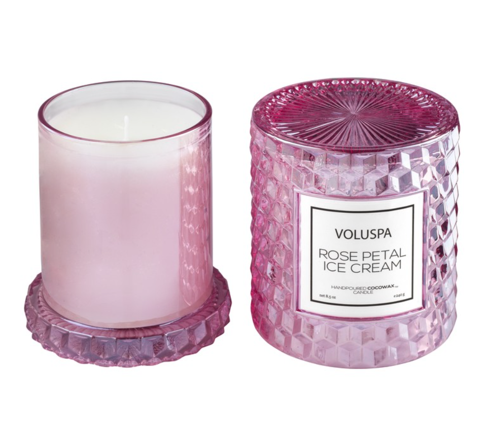 Rose Petal Ice Cream Candle Voluspa