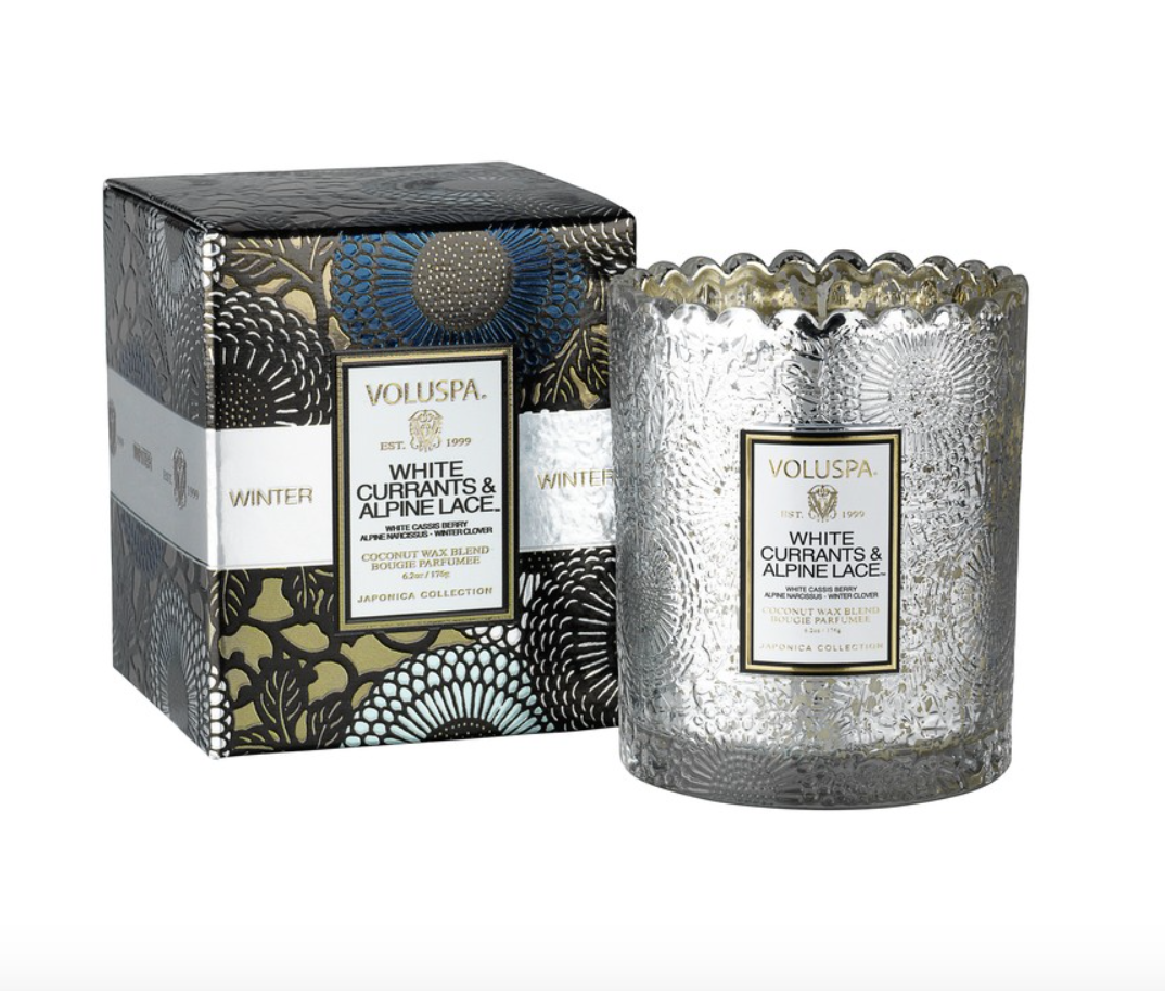 White Currants And Alpine Lace Candle Voluspa