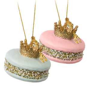 Macaron With Crown Ornament