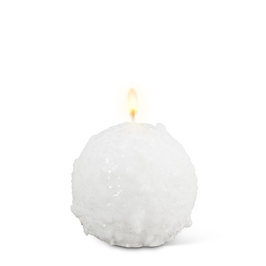 Snowball Candle Small