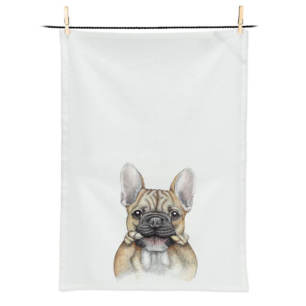 Bruce Bulldog Tea Towel