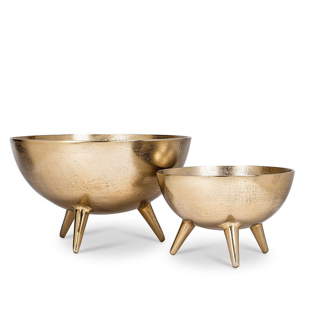 Gold Tripod Large Bowl