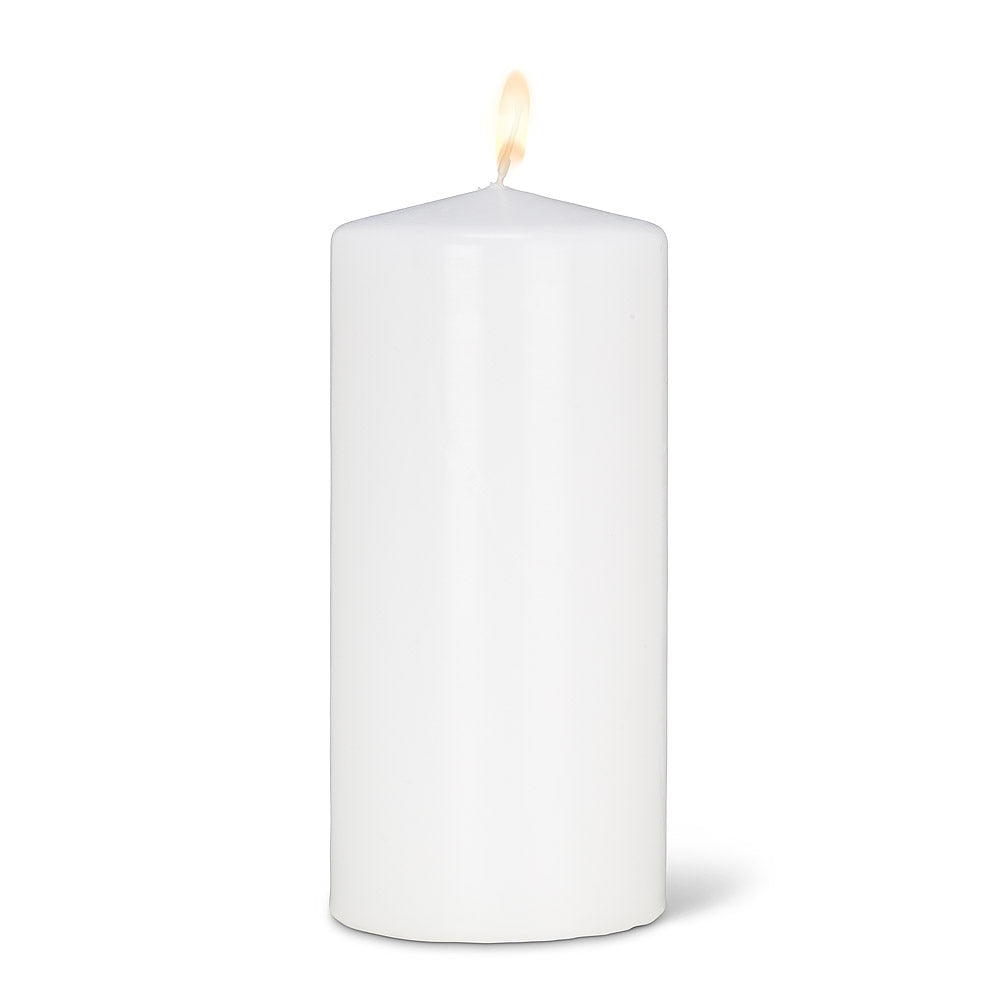 Large Classic Pillar Candle - White
