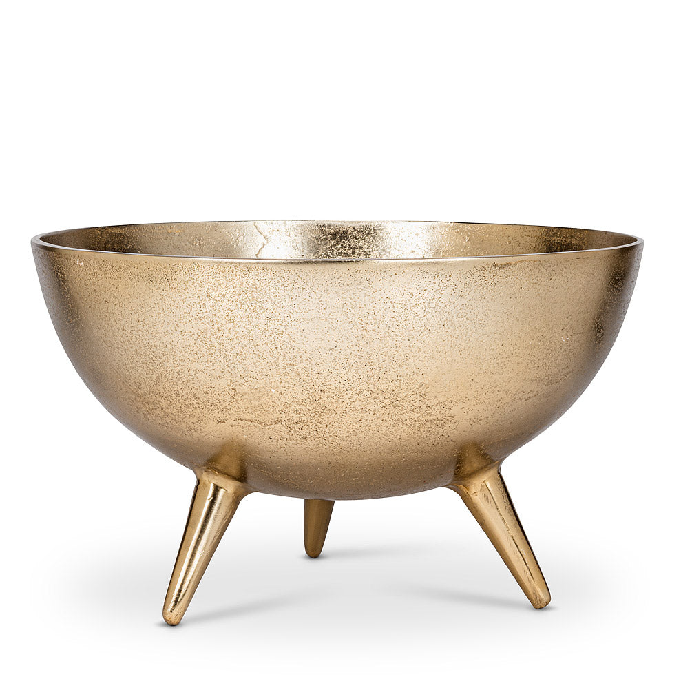 Gold Tripod Large Bowl