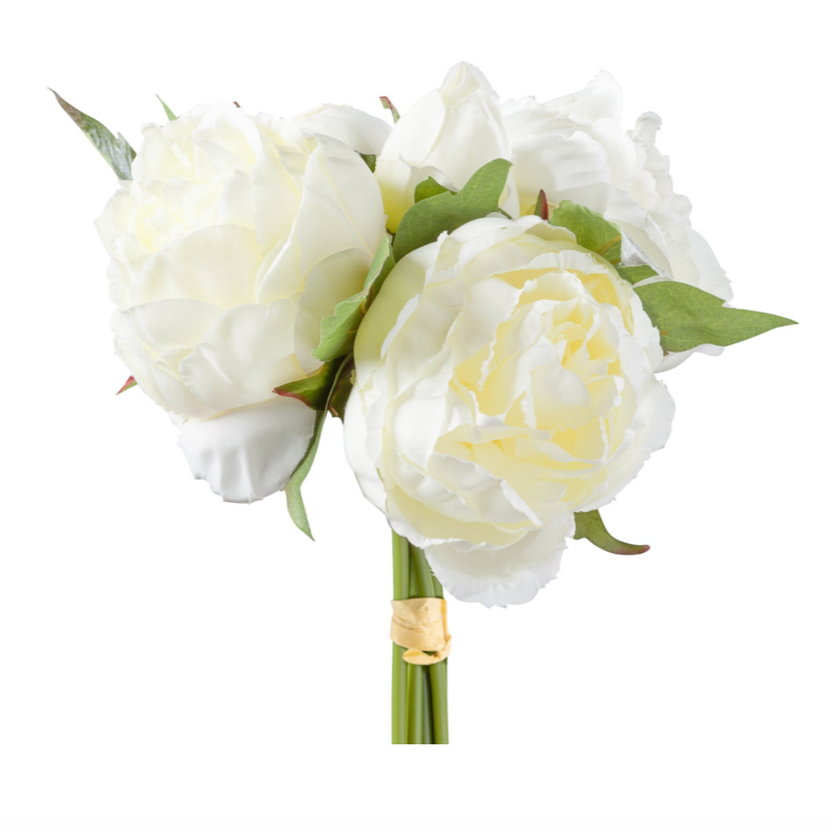 Blushing Peony Bouquet ~ cream