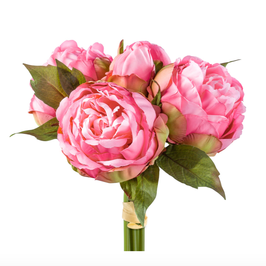Blushing Peony Bouquet ~ pink