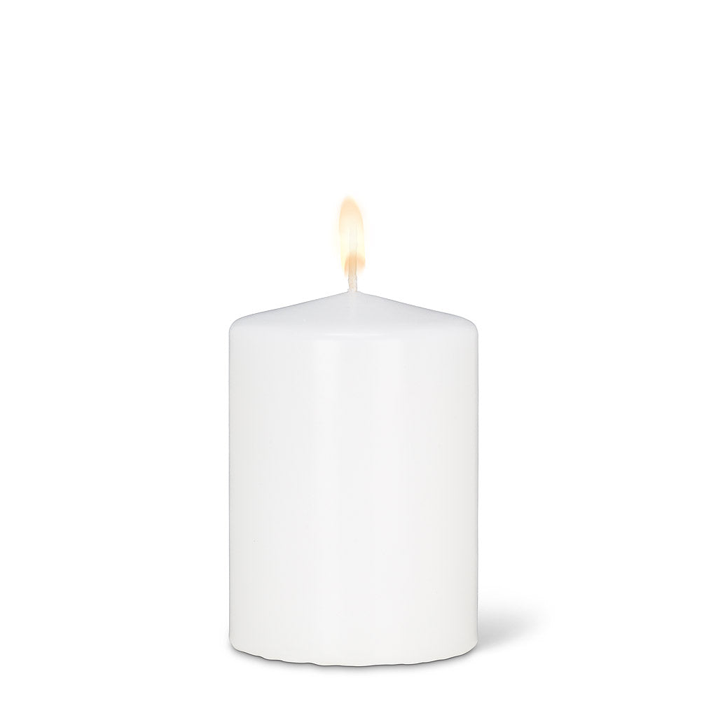 Small Classic Pillar Candle - White